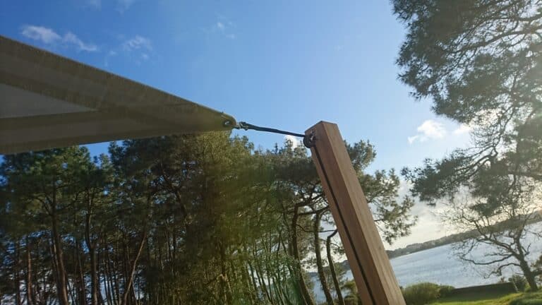 enrouleur toile dombrage benodet - Concarneau Port la Forêt